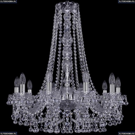 1409/10/240/h-76/Ni Хрустальная подвесная люстра Bohemia Ivele Crystal