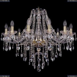 1415/12/300/G Хрустальная подвесная люстра Bohemia Ivele Crystal